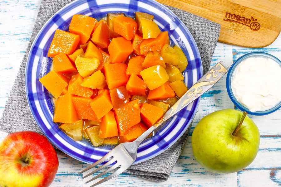 Как приготовить тыкву с яблоками и медом в духовке кусочками: поиск по ингредиентам, советы, отзывы, пошаговые фото, подсчет калорий, изменение порций, похожие рецепты