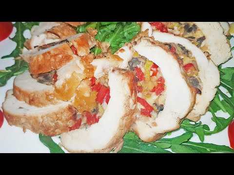 Куриная грудка фаршированная грибами - 93 рецепта: закуски | foodini