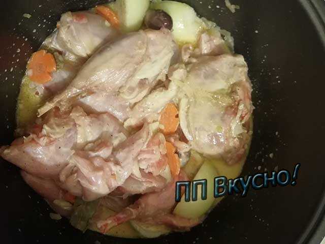 Кролик тушеный в сметане в духовке рецепт с фото пошагово и видео - 1000.menu
