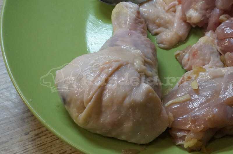 Куриные окорочка, фаршированные грибами — пошаговый рецепт с фото