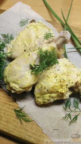 Куриные ножки в сметане с картошкой в духовке - 5 пошаговых фото в рецепте