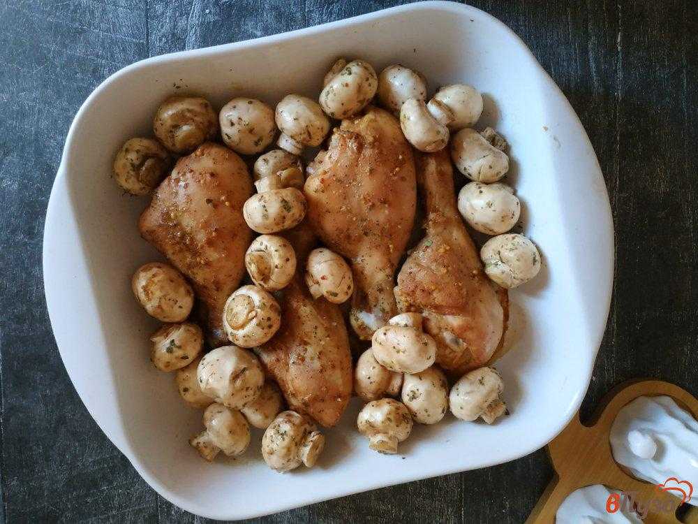 Фаршированные голени курицы в духовке