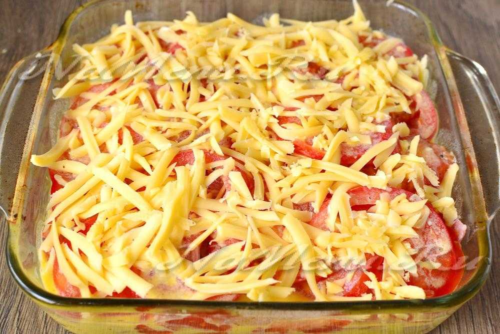 Запеканка из кабачков и помидоров с сыром в духовке рецепт с фото пошагово и видео - 1000.menu