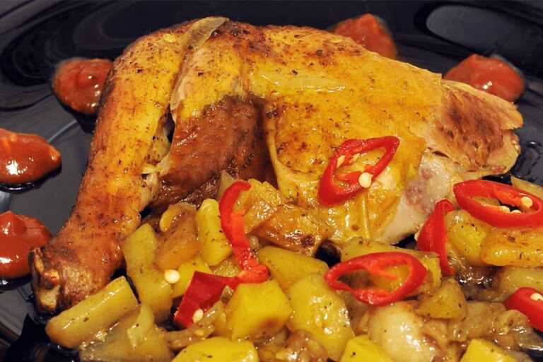 Как быстро приготовить курицу с картошкой в рукаве в духовке