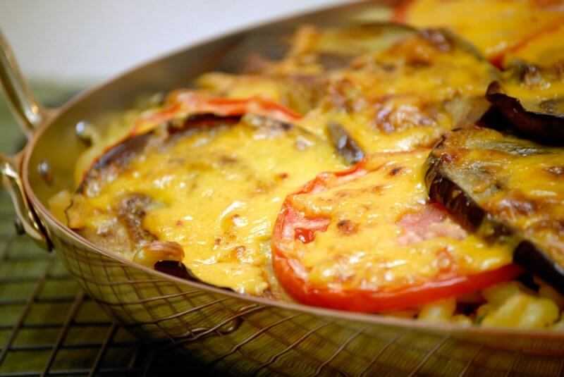 Пошаговый рецепт запеканки из баклажанов с помидорами и фаршем