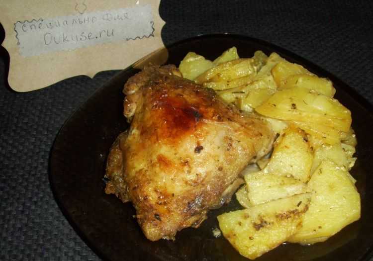 Рецепт картофеля, запечённого в рукаве в духовке