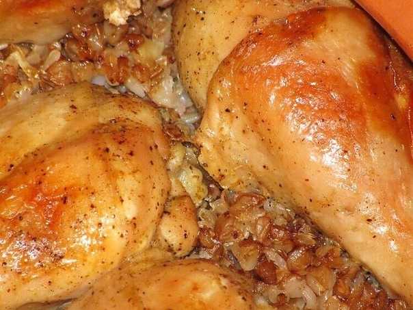 Гречка с курицей в духовке: пошаговые рецепты с фото, на противне, в рукаве