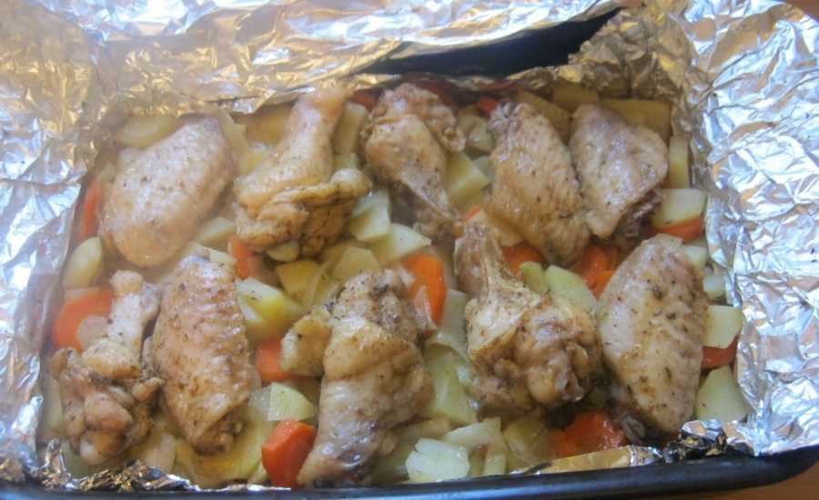Курица с овощами в духовке - основные рецепты