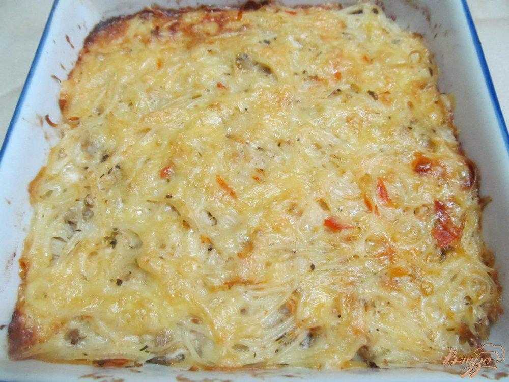Запеканка из макарон с фаршем и сыром в духовке — 5 пошаговых рецептов с фото