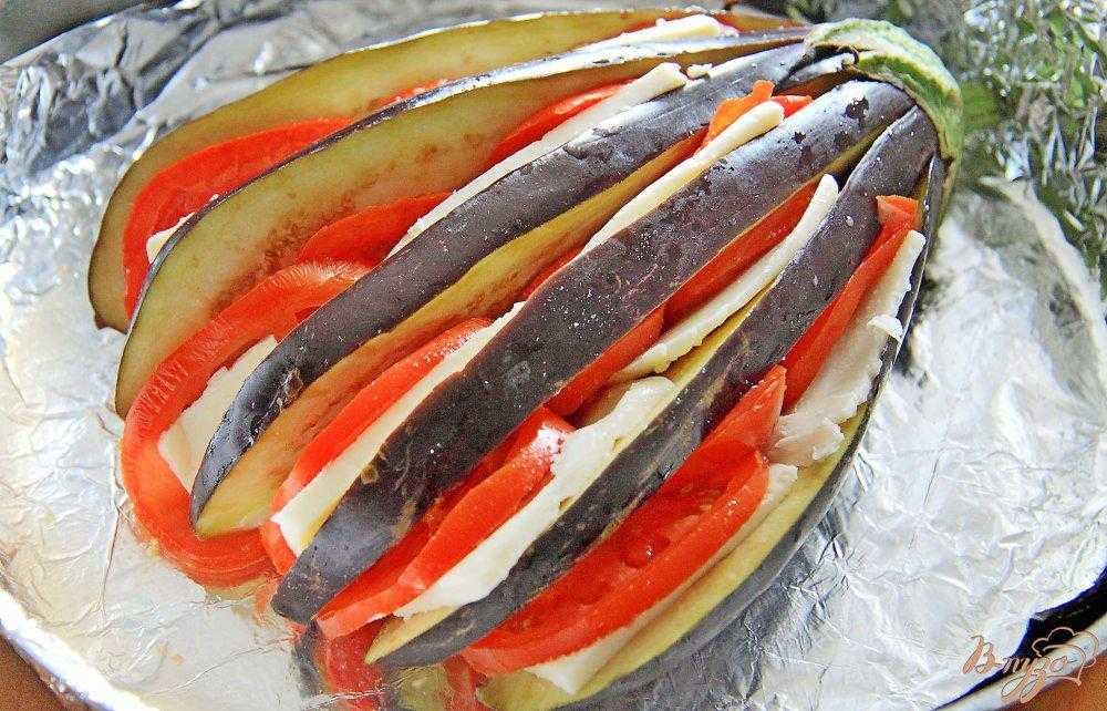 Запеканка из баклажанов с помидорами и сыром в духовке - 10 пошаговых фото в рецепте