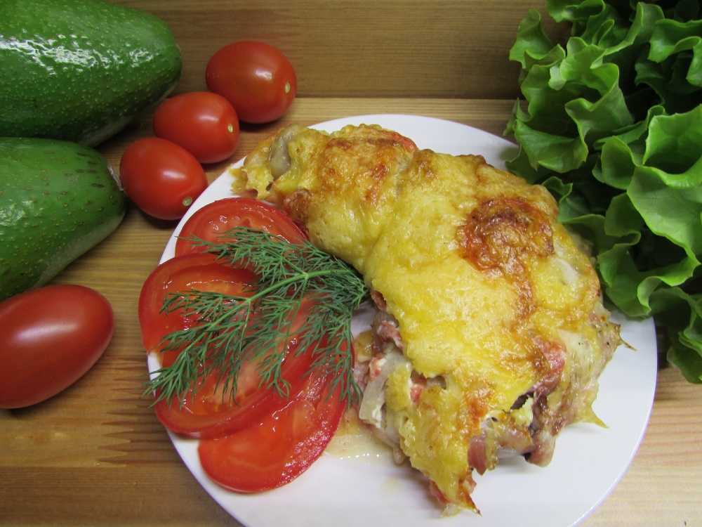 Картошка по-французски с курицей в духовке рецепт с фото пошагово и видео - 1000.menu