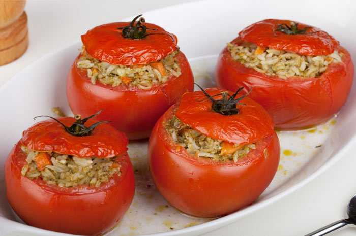 Рецепты фаршированные помидоры