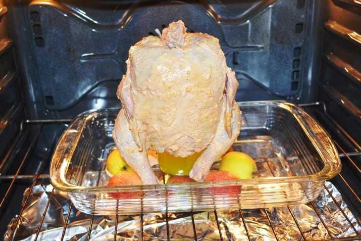 Курица на банке в духовке