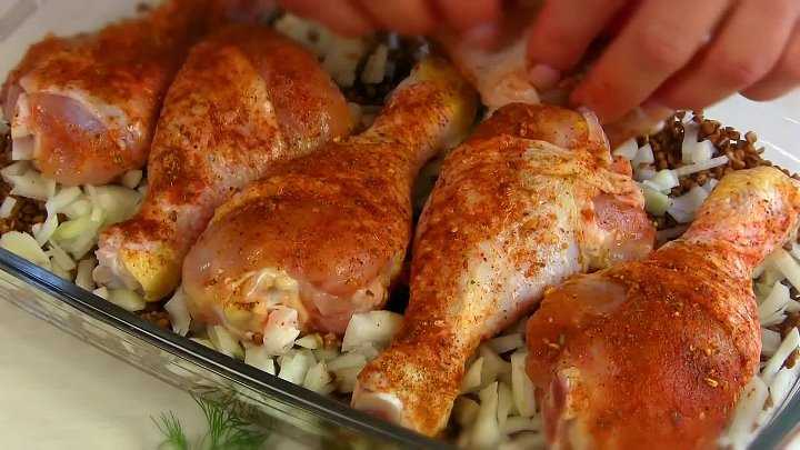 Гречка с курицей в духовке – 8 пошаговых рецептов с фото