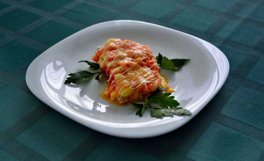 Рецепт горбуши с сыром и помидорами, вкусно, с фото, пошагово