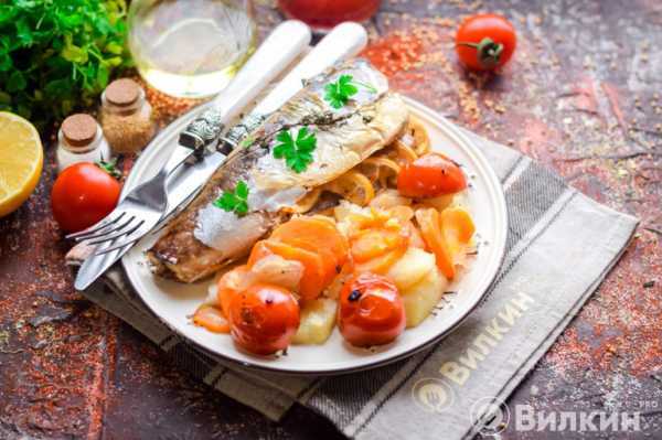 Рыба с овощами в духовке: 3 изумительных фото рецептов