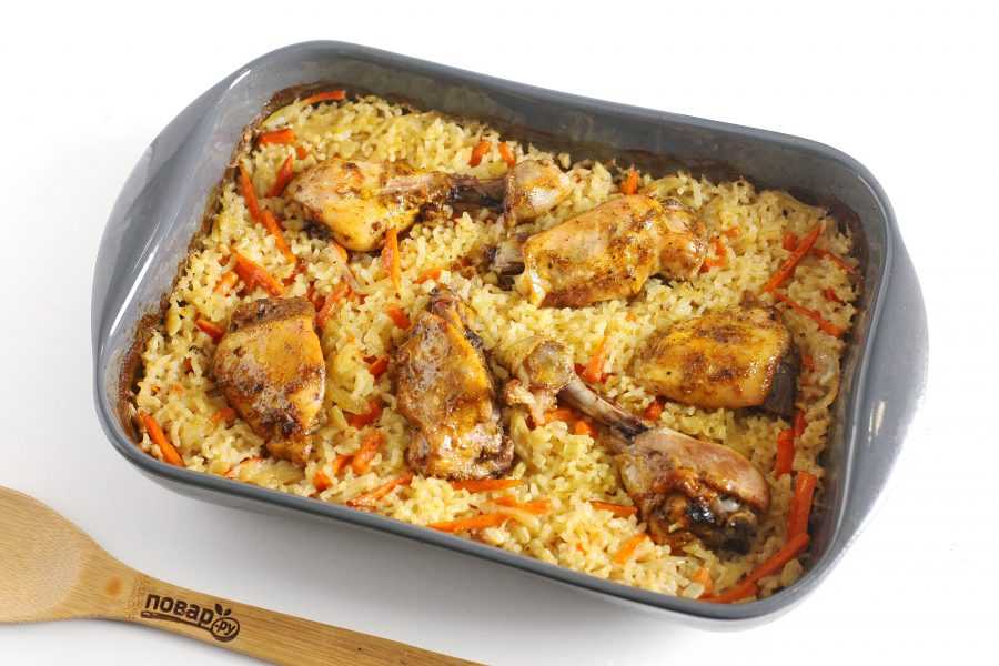 Рис с курицей в духовке - 10 рецептов с пошаговыми фото