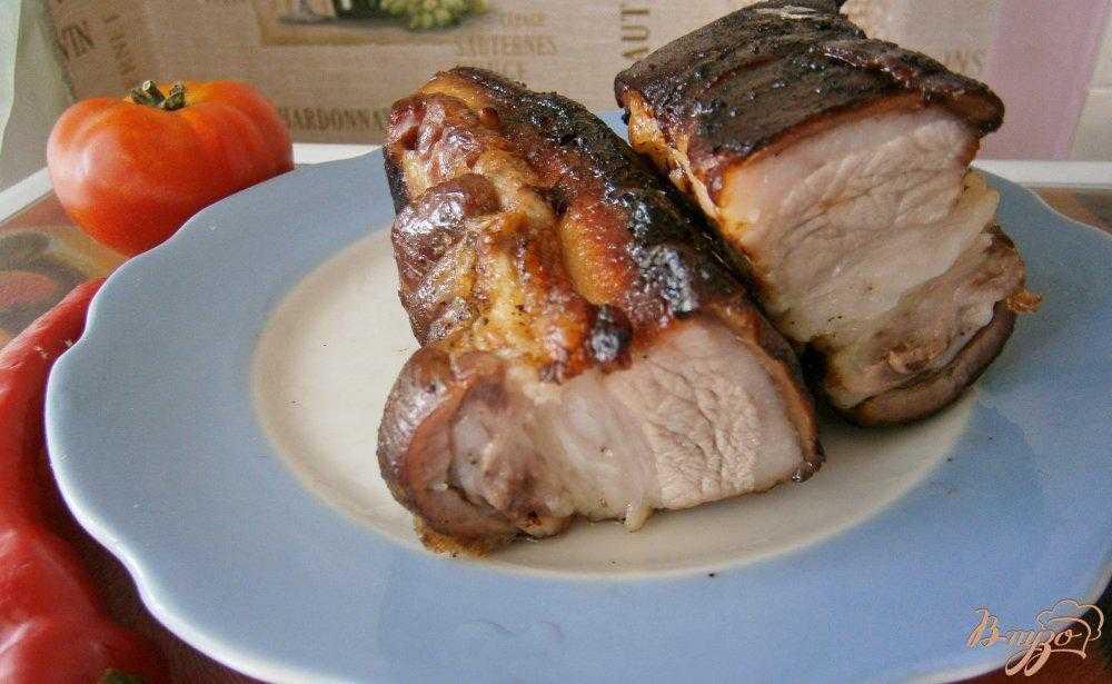 Как вкусно запечь свиной подчеревок -пошаговый рецепт с фото