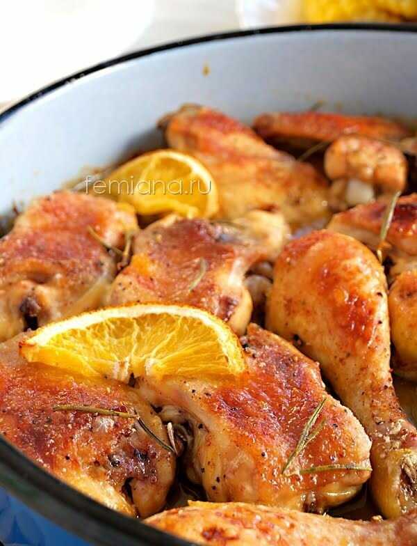 Курица с апельсинами в духовке. рецепт с картошкой, соевым соусом, корочкой, медом, сметаной