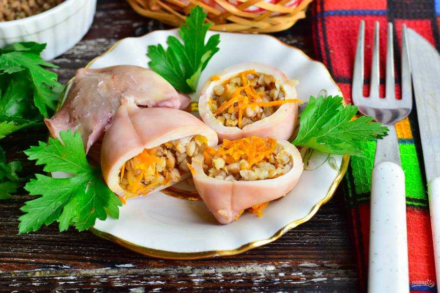 Пп кальмары: диетические рецепты блюд - фаршированные, на ужин, котлеты, кольца, с гречкой