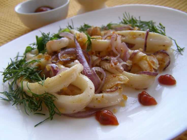 Блюд с кальмарами: идеальный белковый завтрак, обед и ужин