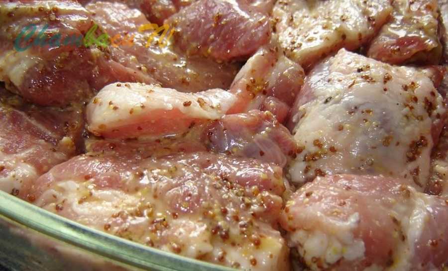 Свинина, запеченная в горчице в духовке пошаговый рецепт