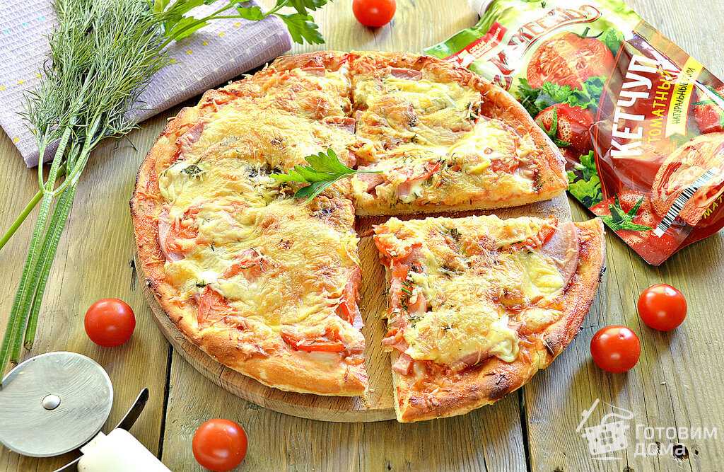 Пицца с колбасой и сыром в духовке: 5 простых рецептов приготовления в домашних условиях