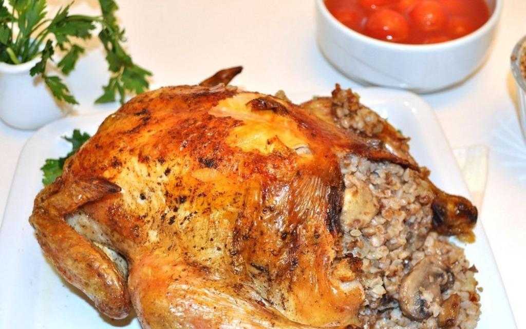 Курица, фаршированная гречкой пошаговый рецепт