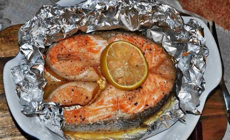 Красная рыба в духовке рецепты с фото