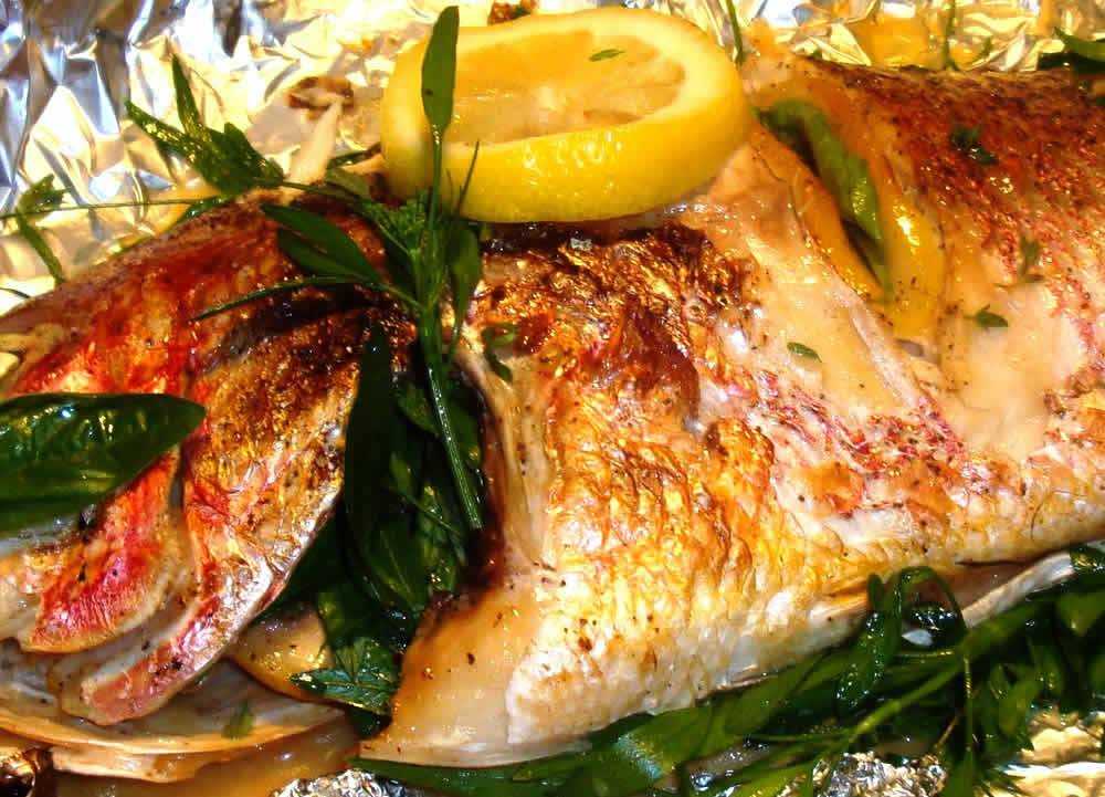 Рецепты приготовления морского окуня в духовке с овощами и в фольге